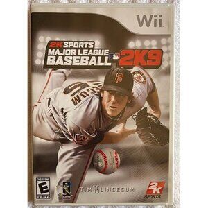Major League Baseball 2K9 (Nintendo Wii, 2009) Complete